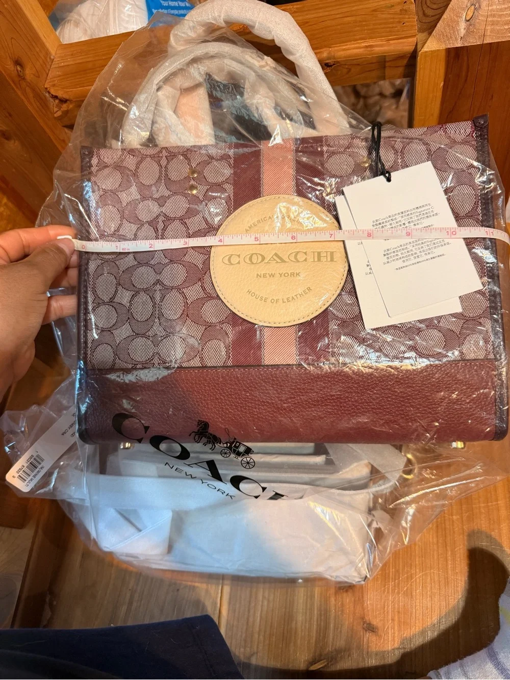 Coach signature canvas